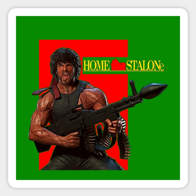 home stallone Magnet by arxitrav